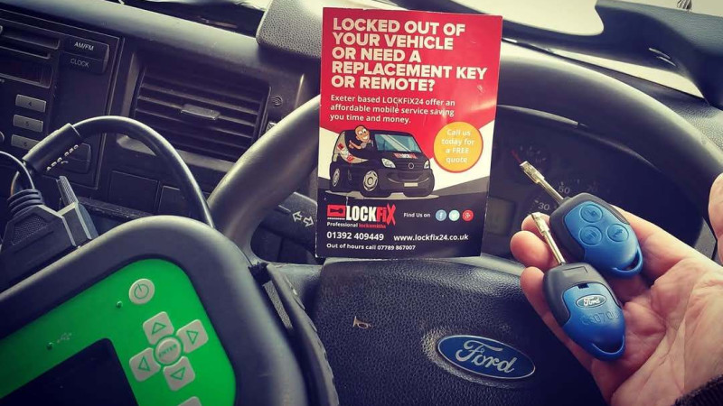 Ford Transit Blue Remotes